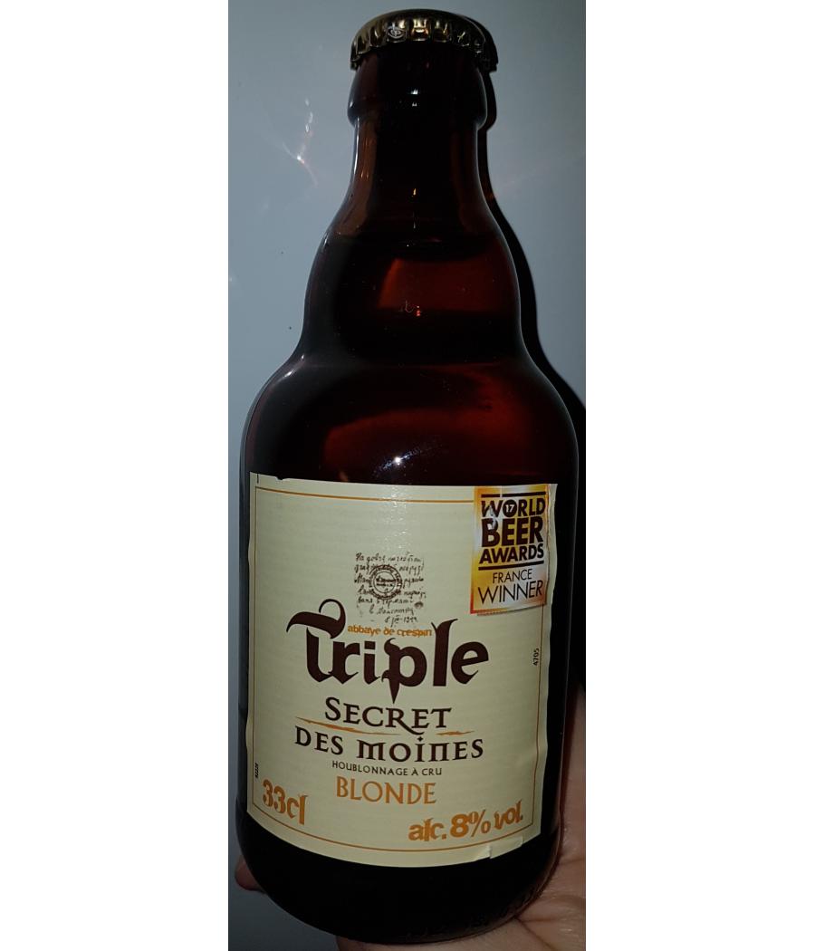 BIERE BLONDE SECRET DES MOINES 33CL