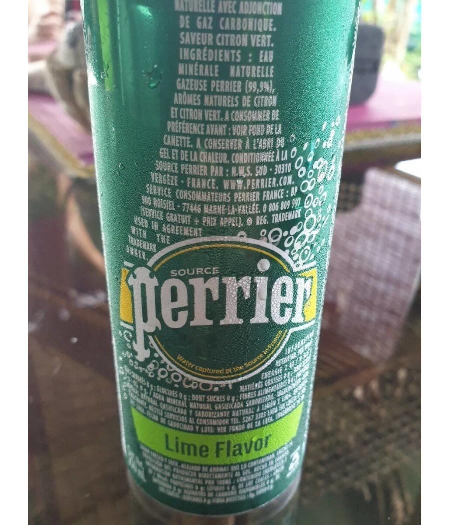 LIME FLAVOR PERRIER 330ML