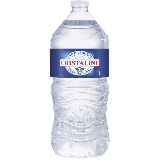 EAU CRISTALINE EAU DE SOURCE 1L