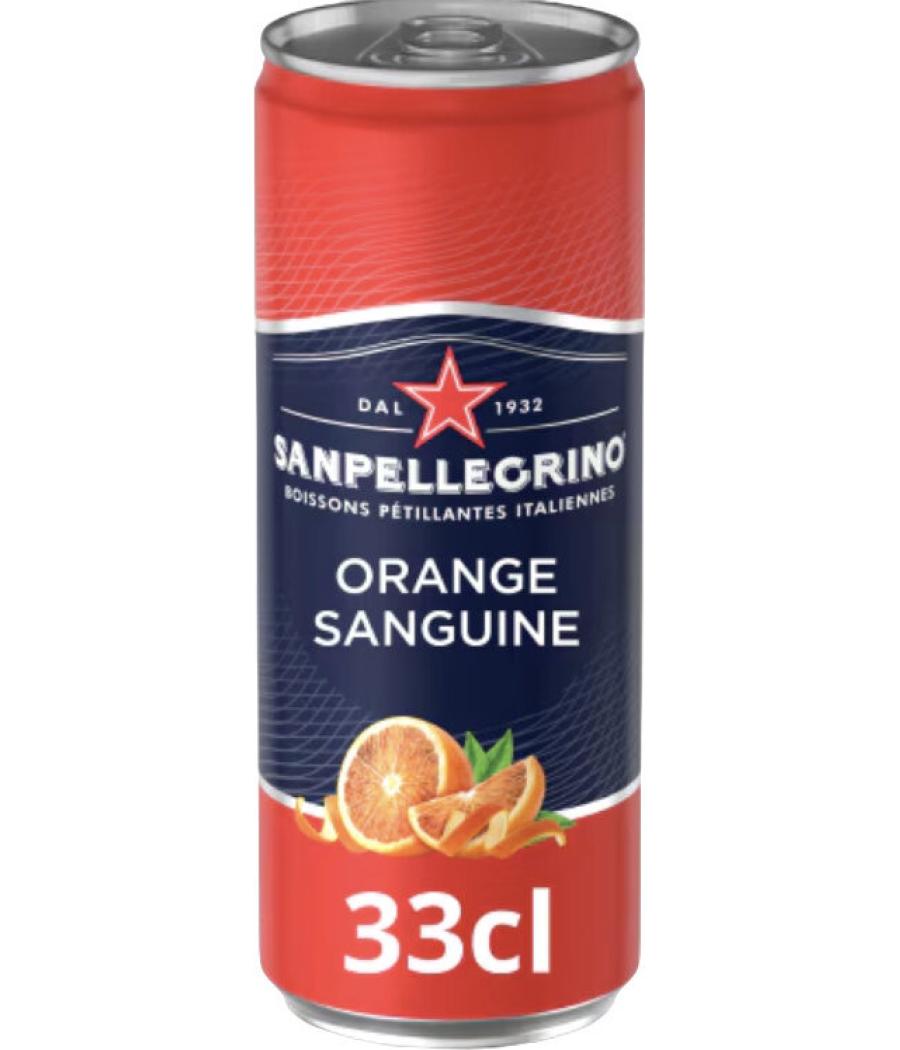 BOISSON SAN PELLEGRINO ARANCIATA ROSSA (ORANGE SANGUINE) 33 CL