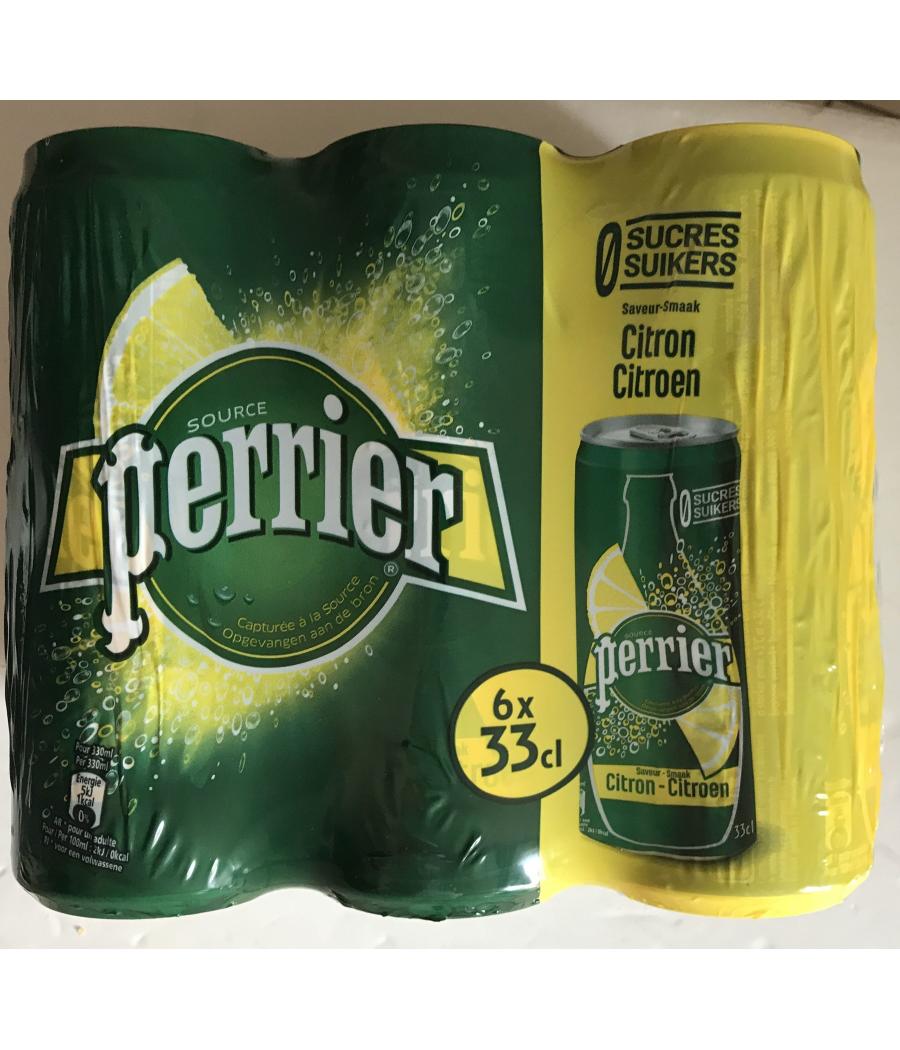 BOISSON PERRIER CITRON 6 X 33 CL