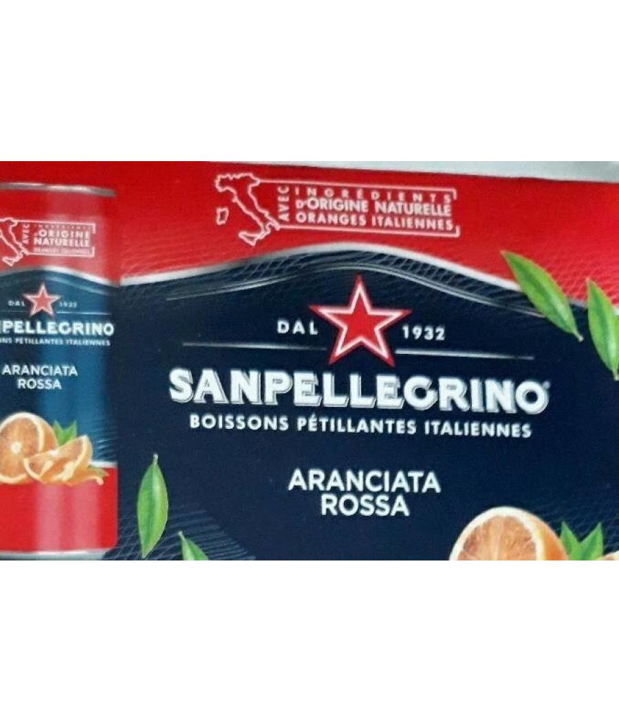BOISSON SANPELLEGRINO ARANCIATA ROSSA 6×33CL