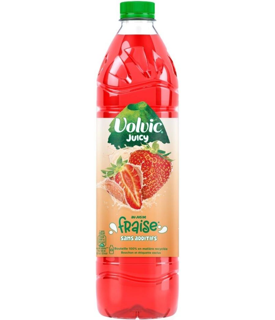 BOISSON VOLVIC JUICY FRAISE  1.5L