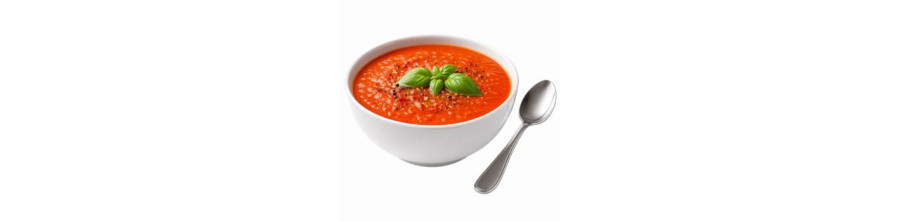 Soupes fraiches et Croutons